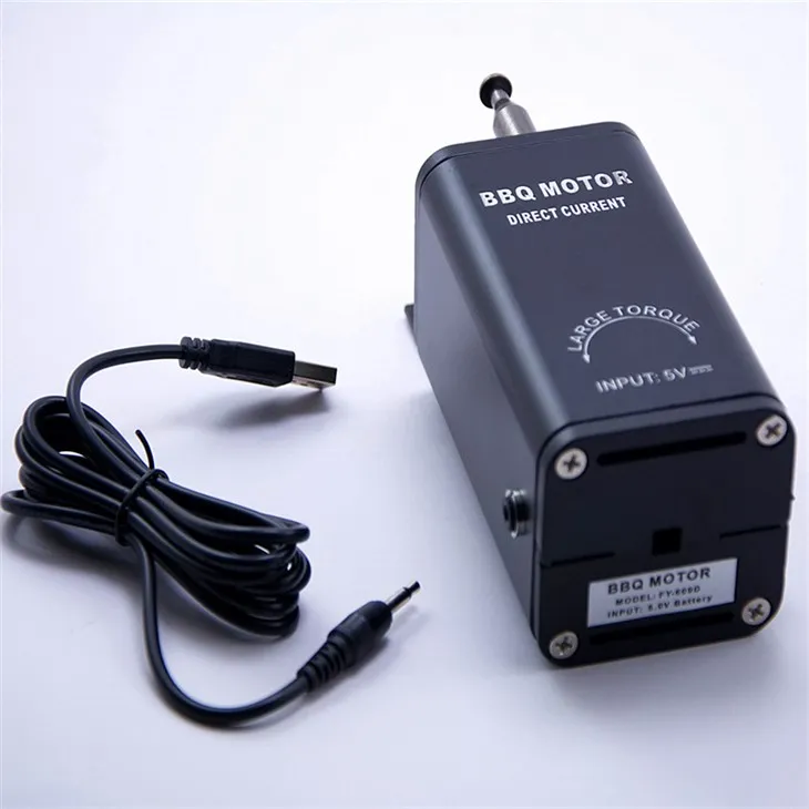 BBQEXPERT Zagotovljena kakovost DIY motor za raženj za pečenje braai 5V Voor motor za pečenje na ražnju za prodajo FD609D